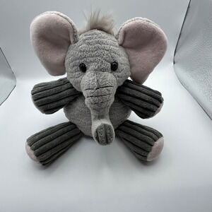 Scentsy Buddy Elephant Plush Gray Corduroy Toy‎ with Lavender Scent Pak Zip